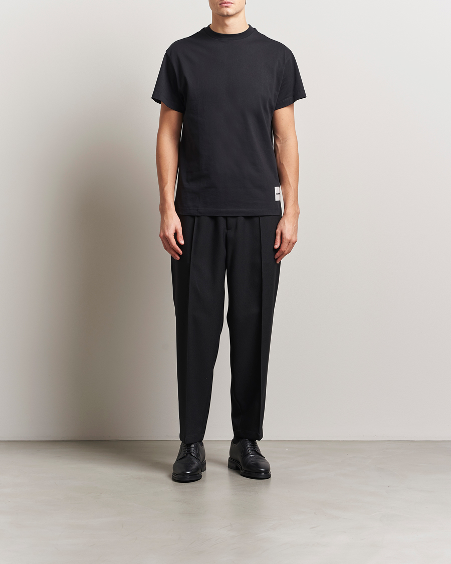 Men | T-Shirts | Jil Sander | 3-Pack Short Sleeve T-Shirts Black