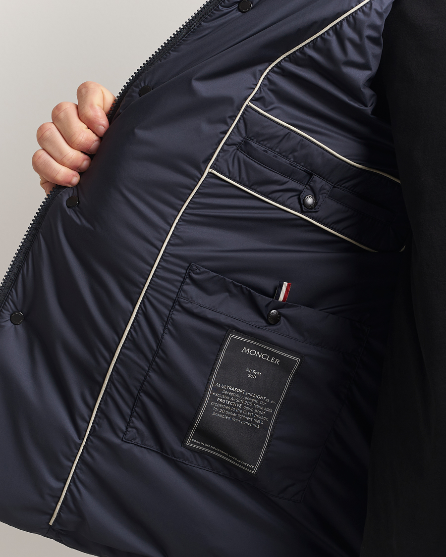 Moncler Carrelet Down Blazer Navy at CareOfCarl.com