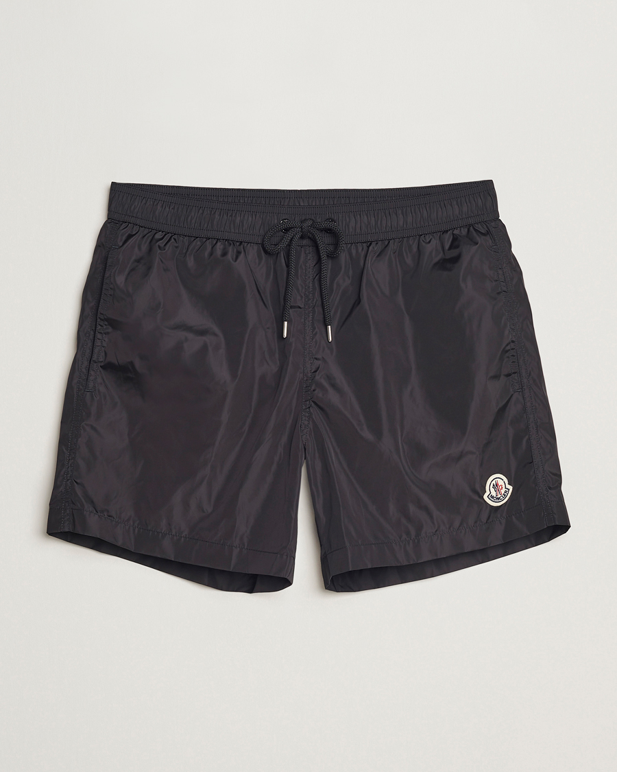 Men | Swimwear | Moncler | Nylon Swim Shorts Black