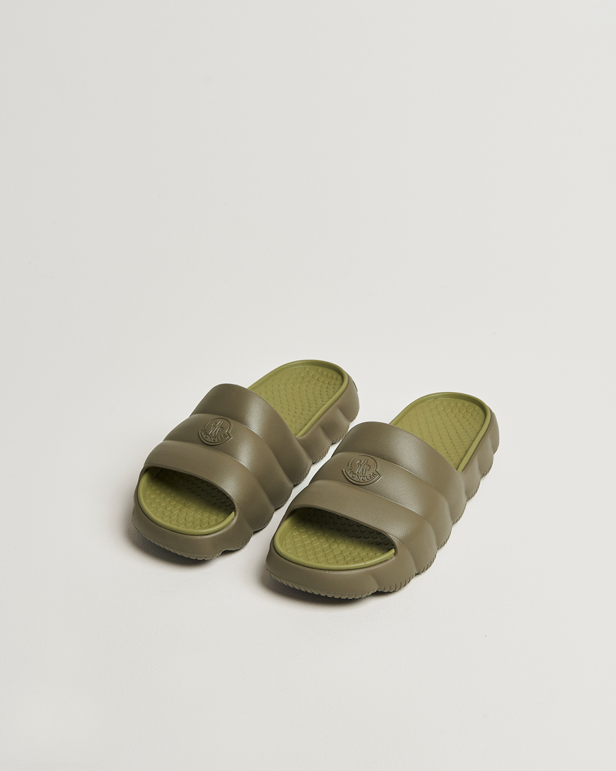 Men | Moncler Lilo Slides Green | Moncler | Lilo Slides Green