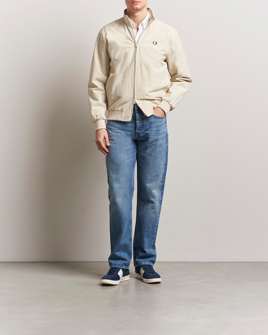 Fred Perry Brentham Jacket Oatmeal at CareOfCarl.com