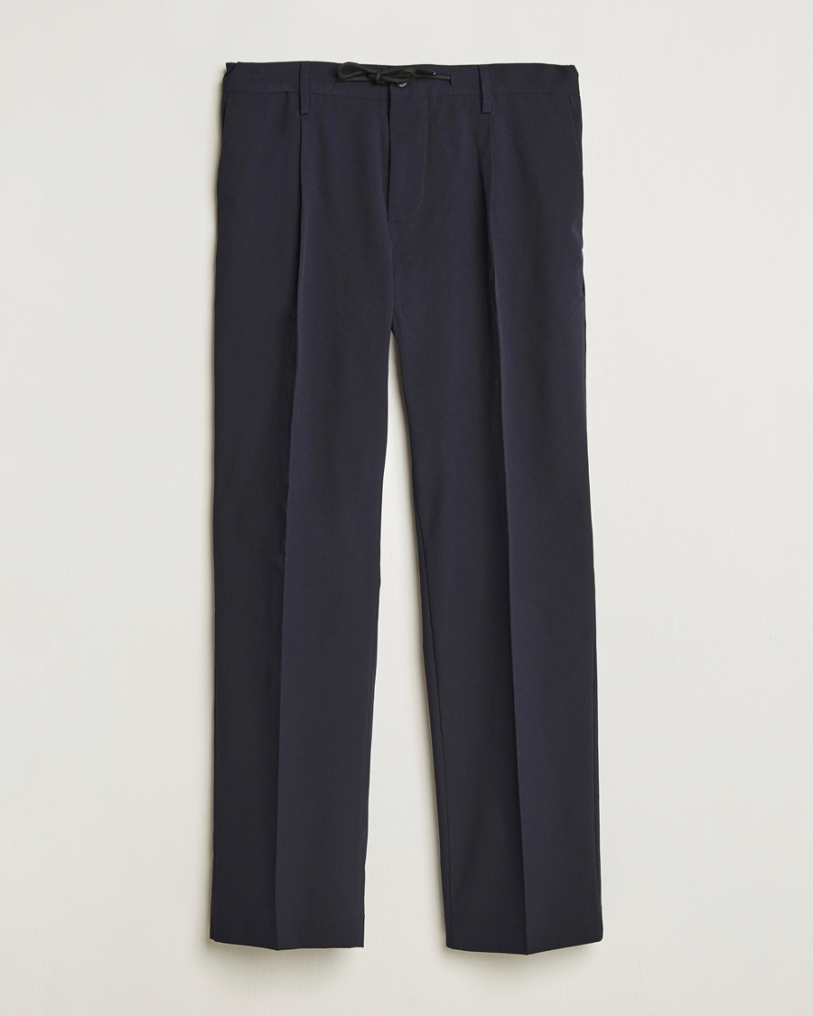 Men | Trousers | J.Lindeberg | Jun Oxy Tech Stretch Pants Navy