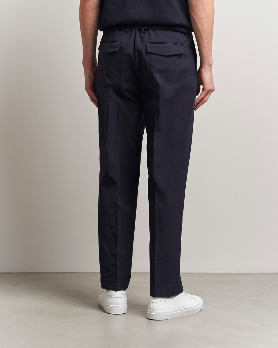 Men | Trousers | J.Lindeberg | Jun Oxy Tech Stretch Pants Navy