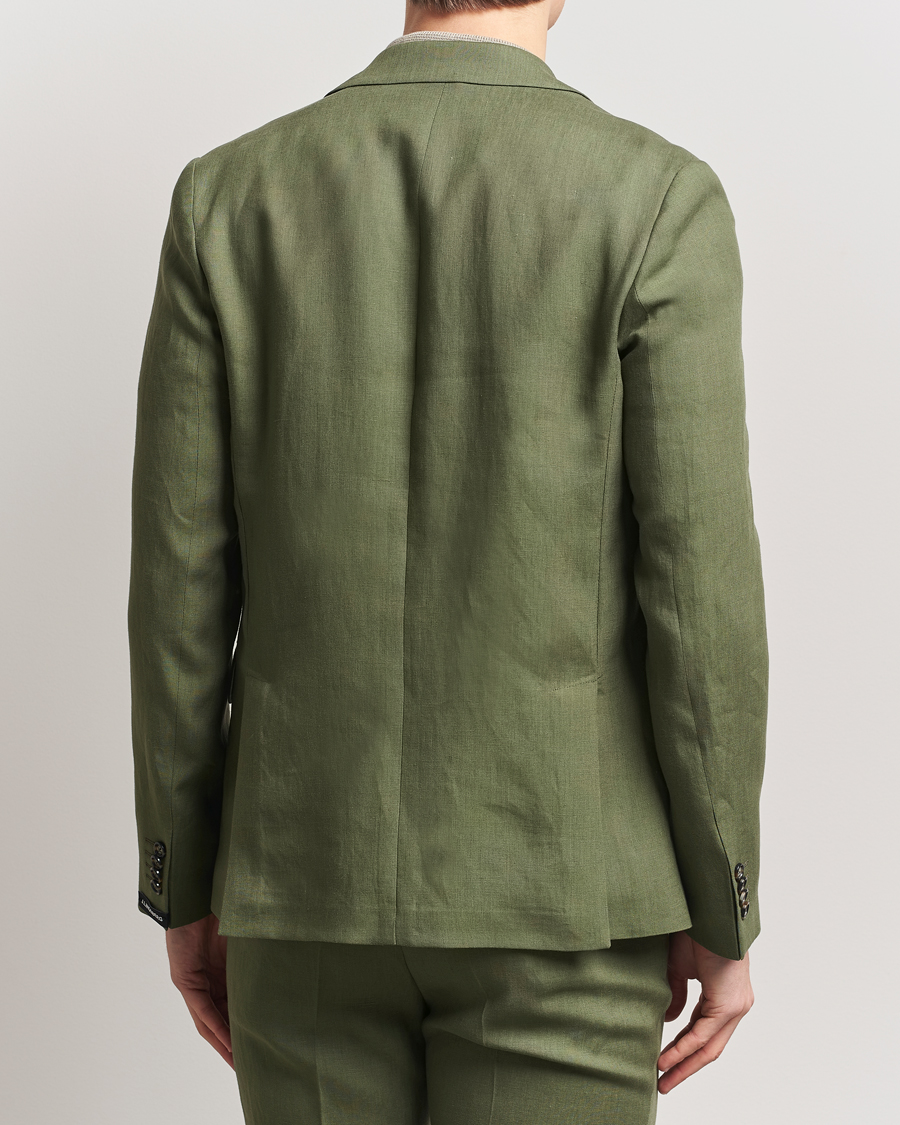 Men | Blazers | J.Lindeberg | Elton Super Linen Blazer Olivinie