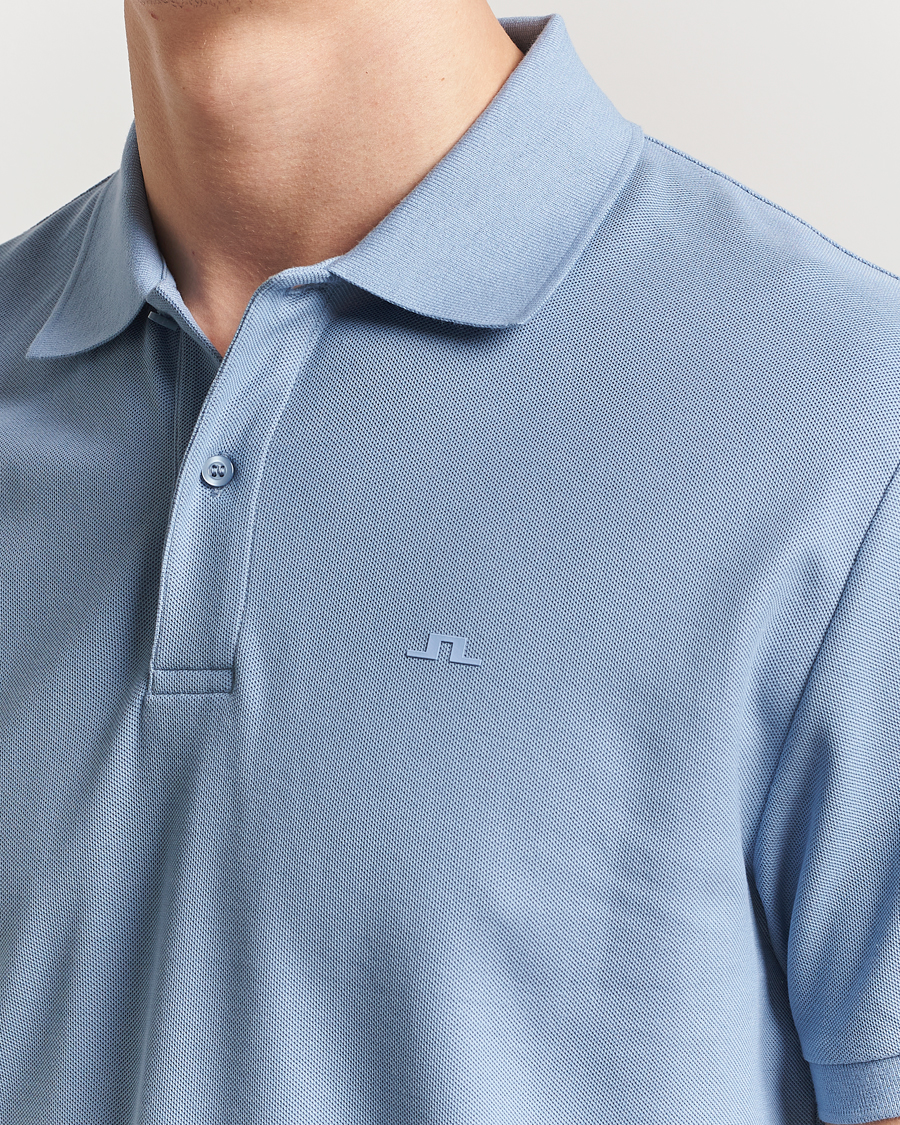 Men | Polo Shirts | J.Lindeberg | Rudy Polo Pique Rain Washed