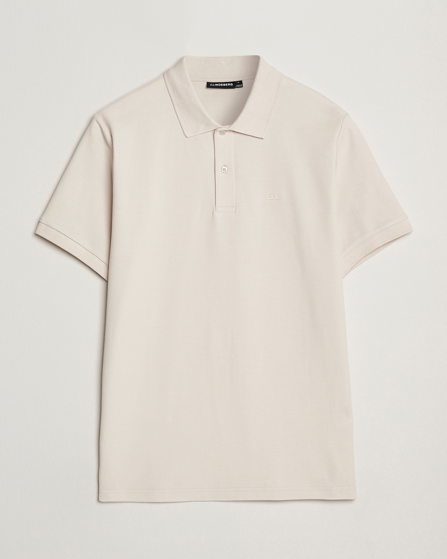 Men | Polo Shirts | J.Lindeberg | Rudy Polo Pique Moonbeam