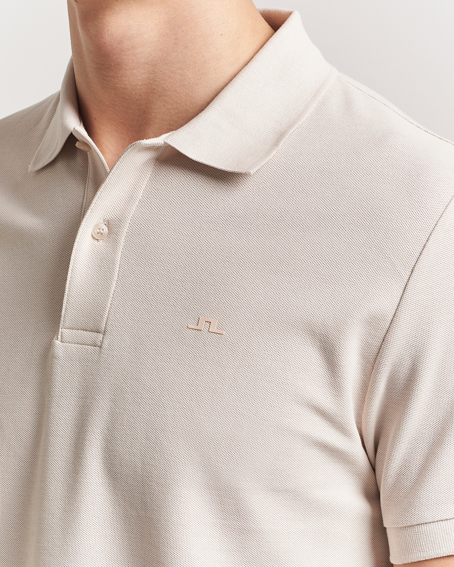 Men | Polo Shirts | J.Lindeberg | Rudy Polo Pique Moonbeam