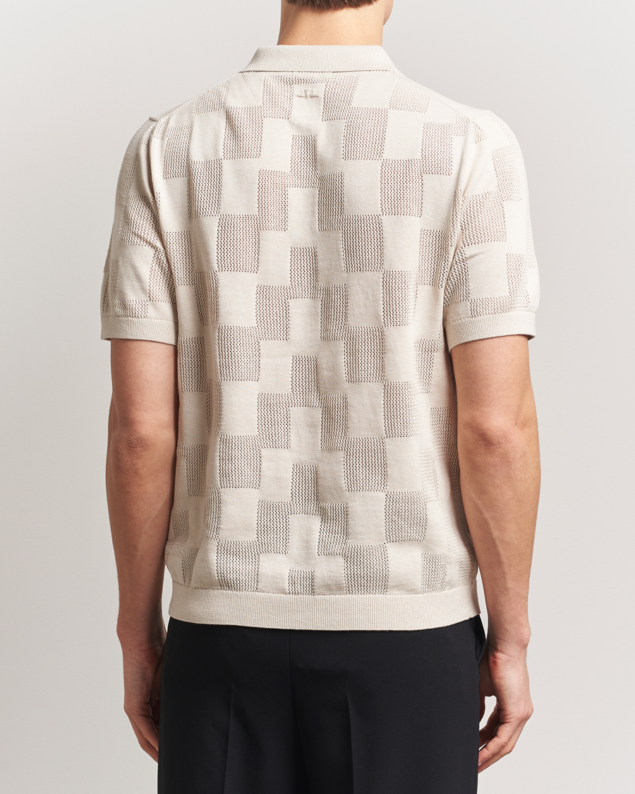 Men | Polo Shirts | J.Lindeberg | Reymond Stacked Bridge Polo Moonbeam