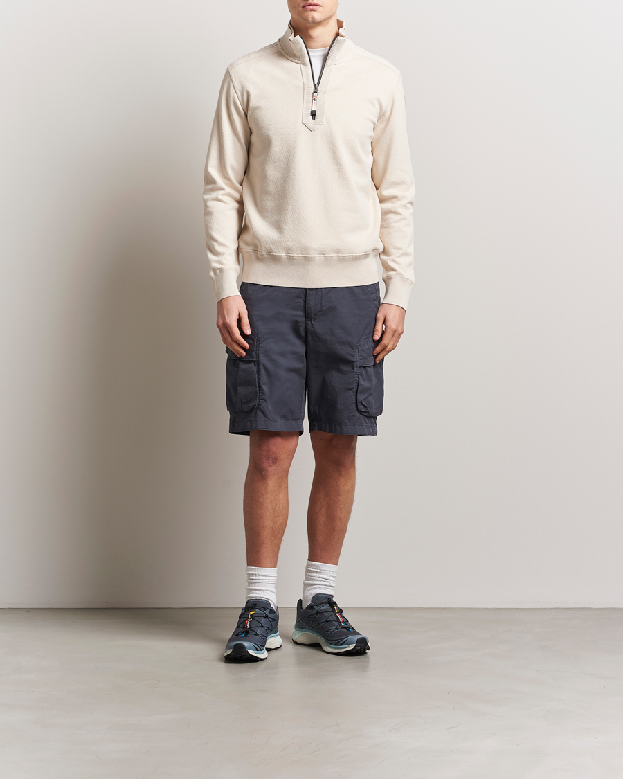 Men | Sweaters & Knitwear | Parajumpers | Lenard Groundfield Half Zip Antique White
