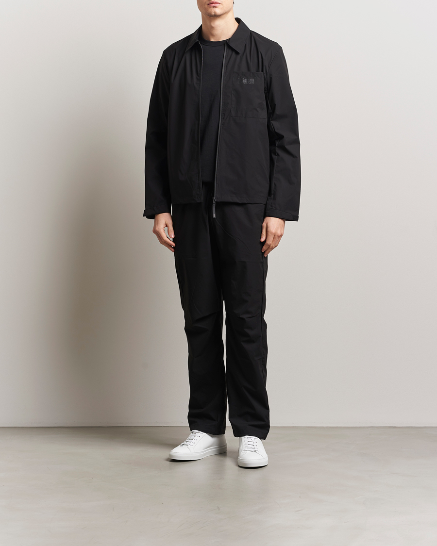 Men | Shirts | RAINS | Mito Lightweight Overshirt Black