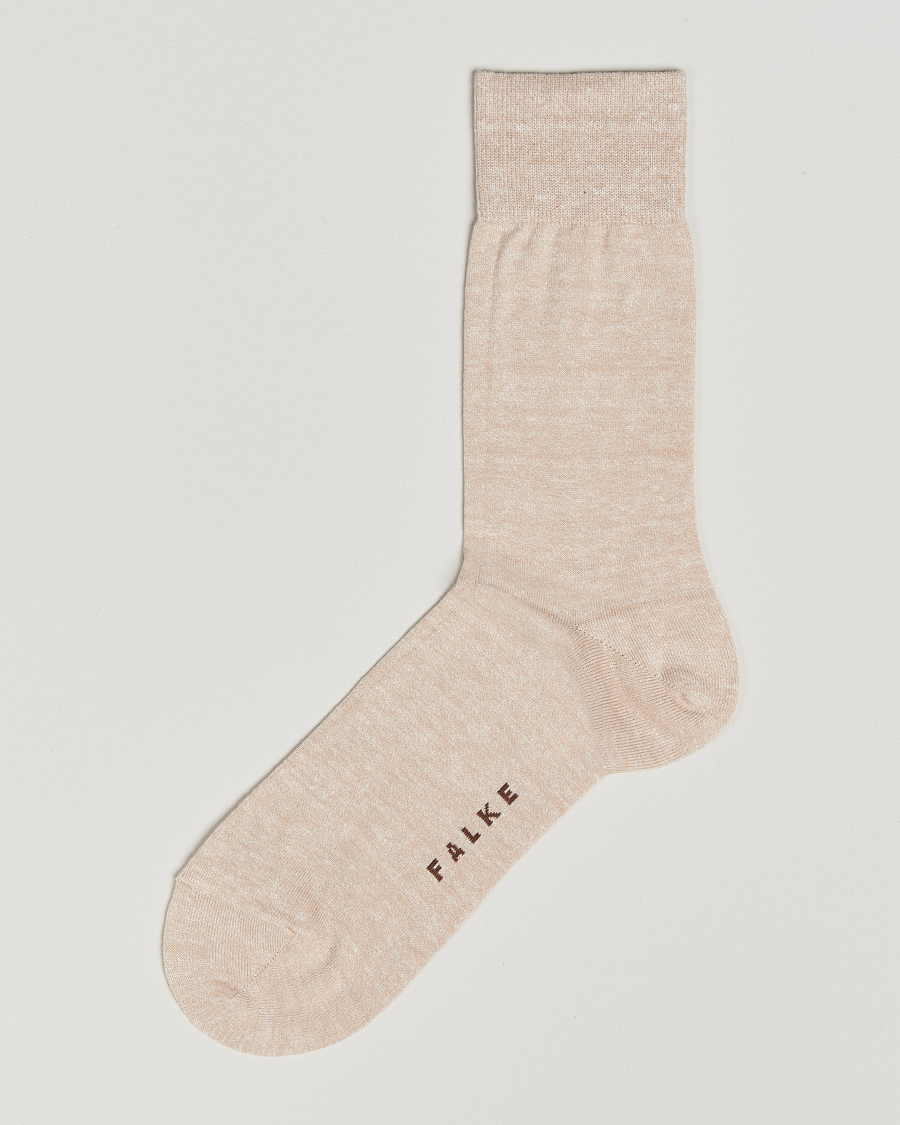 Men | Underwear & Socks | Falke | Panama Linen/Cotton Sock Creme