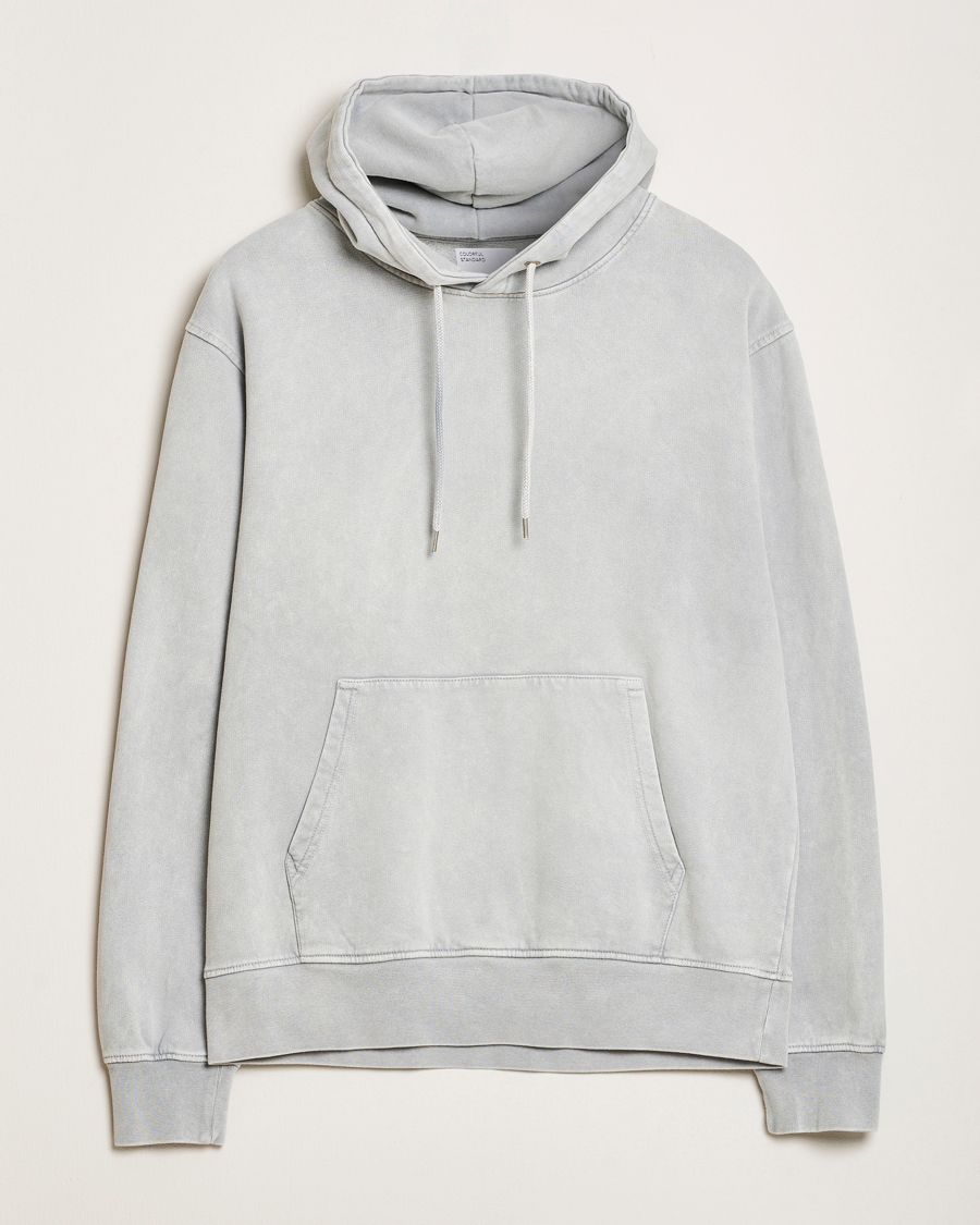 Men | Sweaters & Knitwear | Colorful Standard | Classic Organic Hood Faded Grey