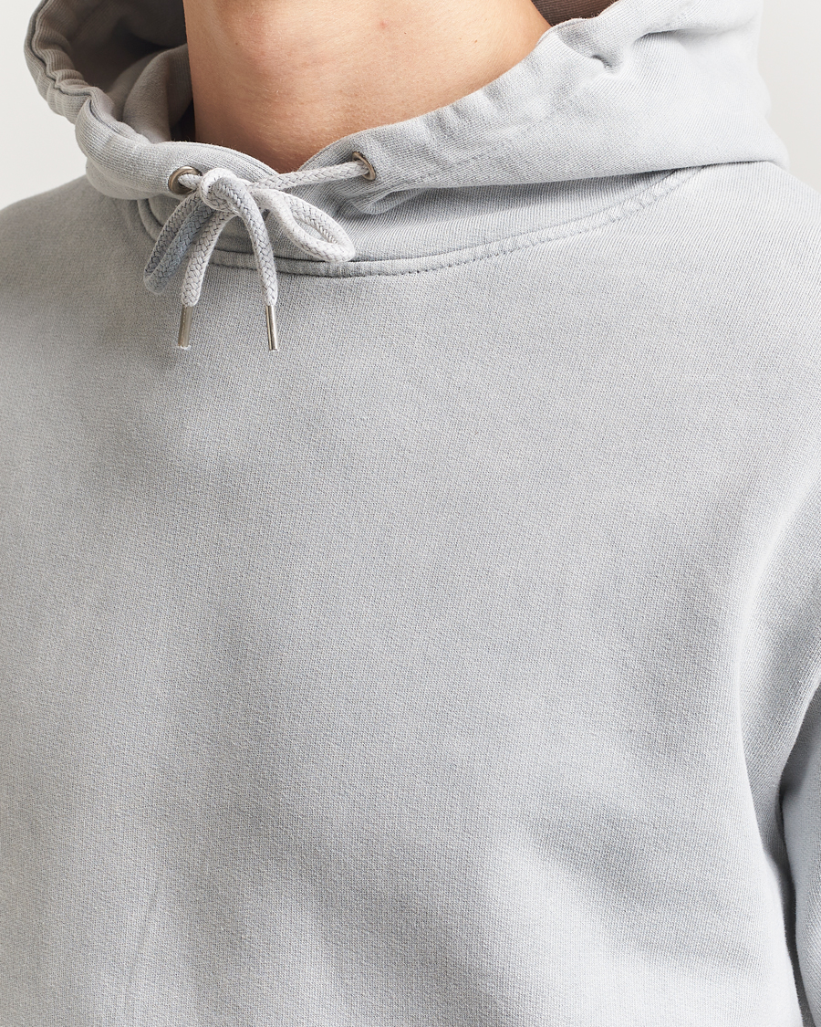Men | Sweaters & Knitwear | Colorful Standard | Classic Organic Hood Faded Grey