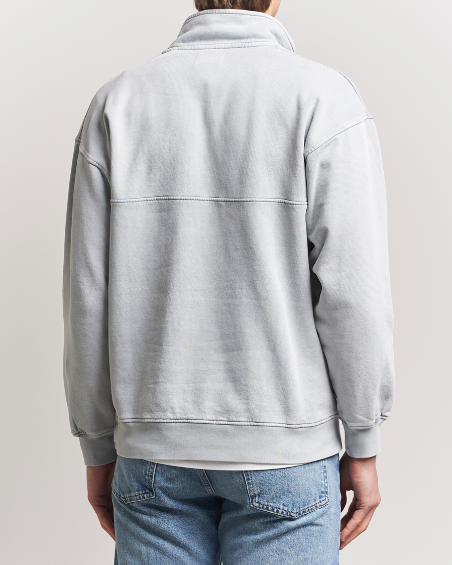 Men | Sweaters & Knitwear | Colorful Standard | Classic Organic Half-Zip Faded Grey