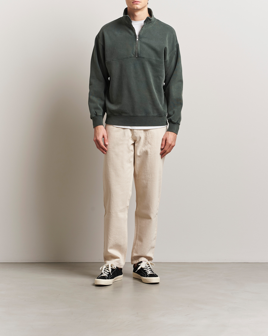 Colorful Standard Classic Organic Half-Zip Midnight Forest at
