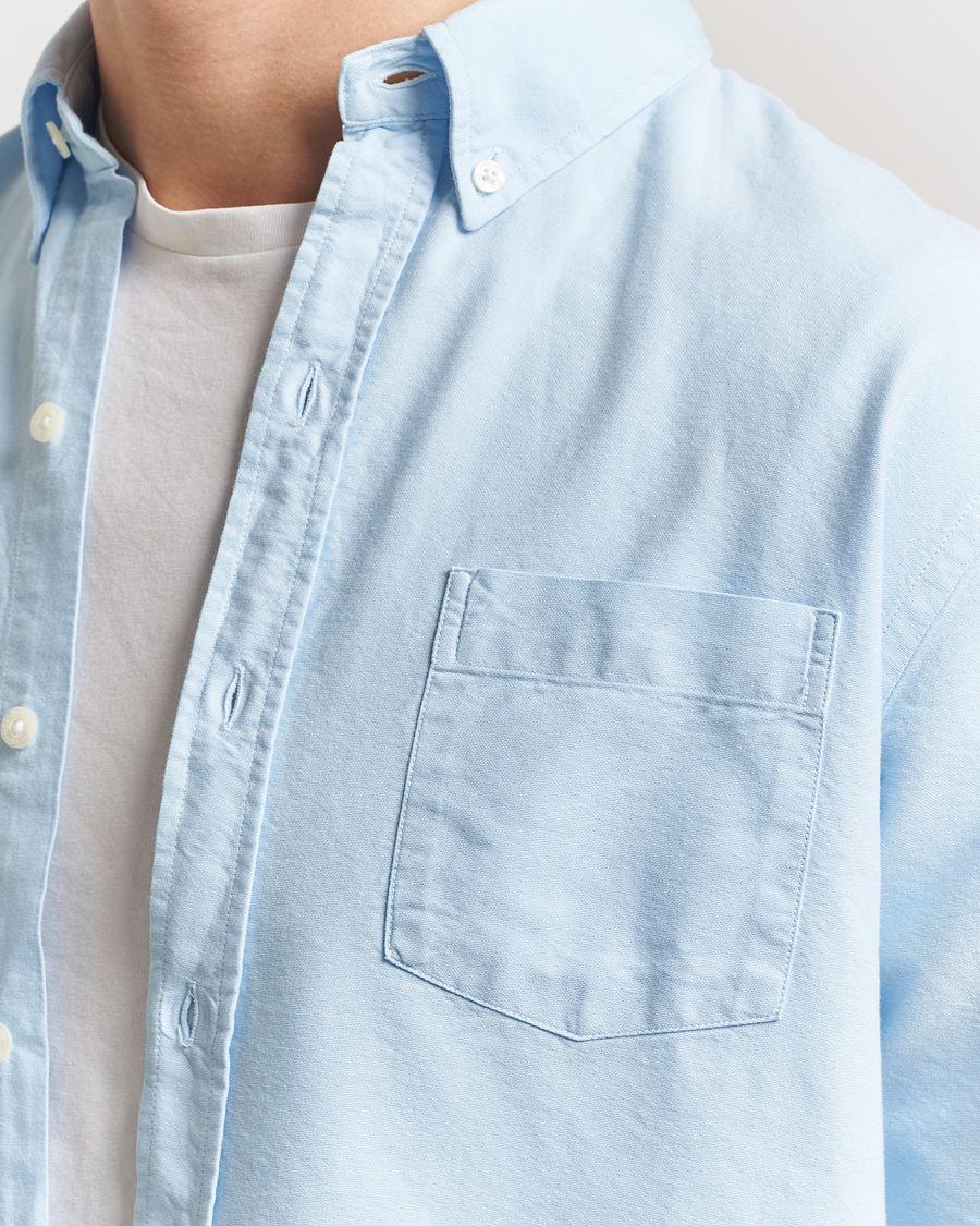 Men | Shirts | Colorful Standard | Classic Organic Oxford Button Down Shirt Polar Blue