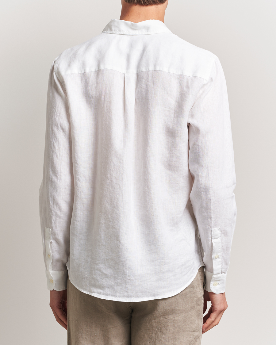 Men | Shirts | Colorful Standard | Garment Dyed Linen Shirt Optical White