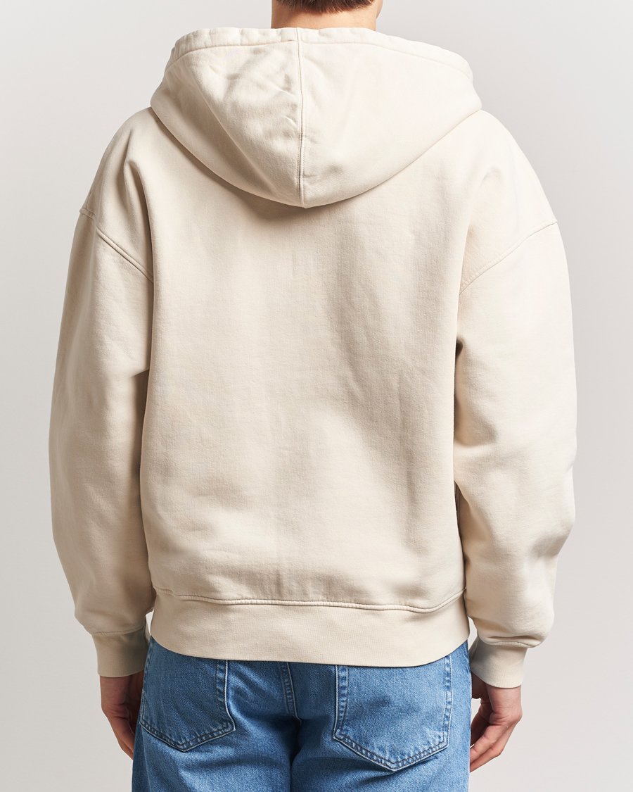 Men | Sweaters & Knitwear | Colorful Standard | Organic Full Zip Hoodie Ivory White