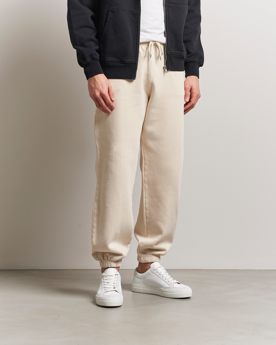 Men | Trousers | Colorful Standard | Organic Sweatpants 2.0 Ivory White