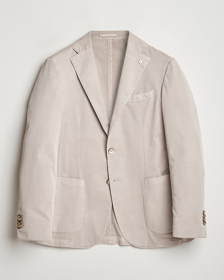 Men | Blazers | L.B.M. 1911 | Jack Regular Fit Cotton Stretch Blazer Beige