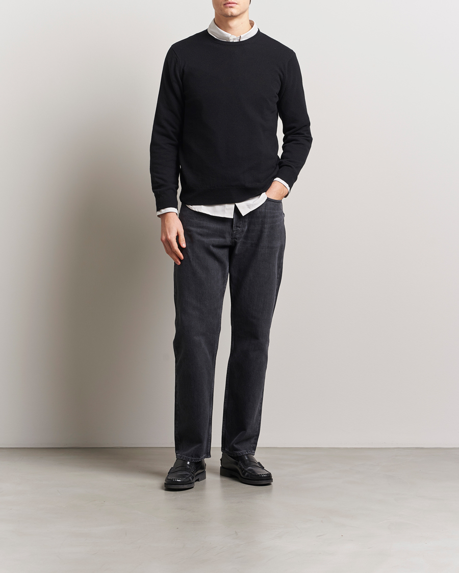 Men | Trousers | Samsøe Samsøe | Eddie Regular Fit Jeans Black Blizzard