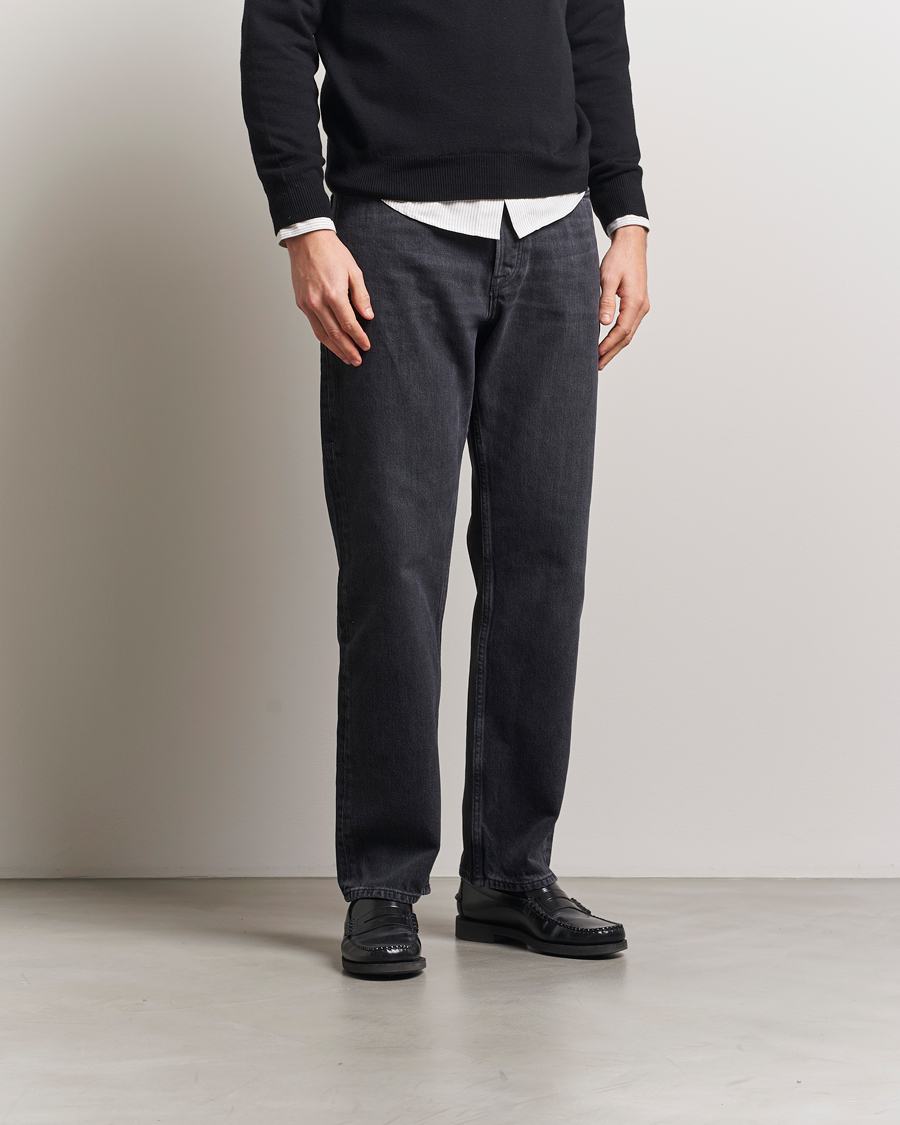 Men | Trousers | Samsøe Samsøe | Eddie Regular Fit Jeans Black Blizzard
