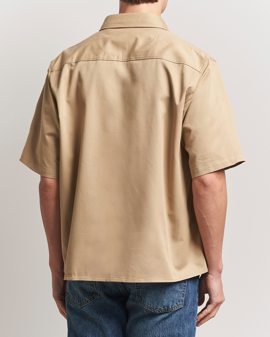 Men | Shirts | HUGO | Ekyno Short Sleeve Shirt Medium Beige