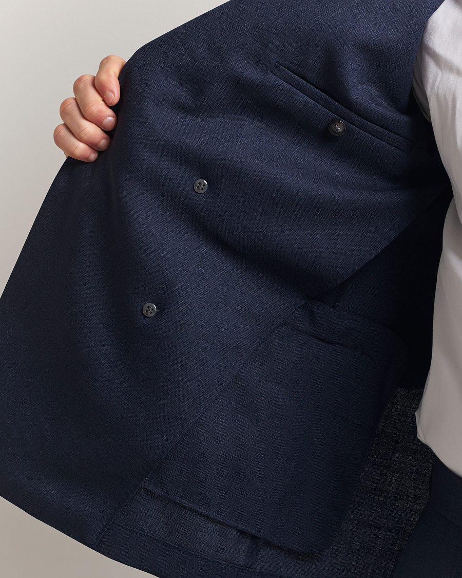 Men | Suits | BOSS BLACK | Huge Wool Double Breasted Suit Navy