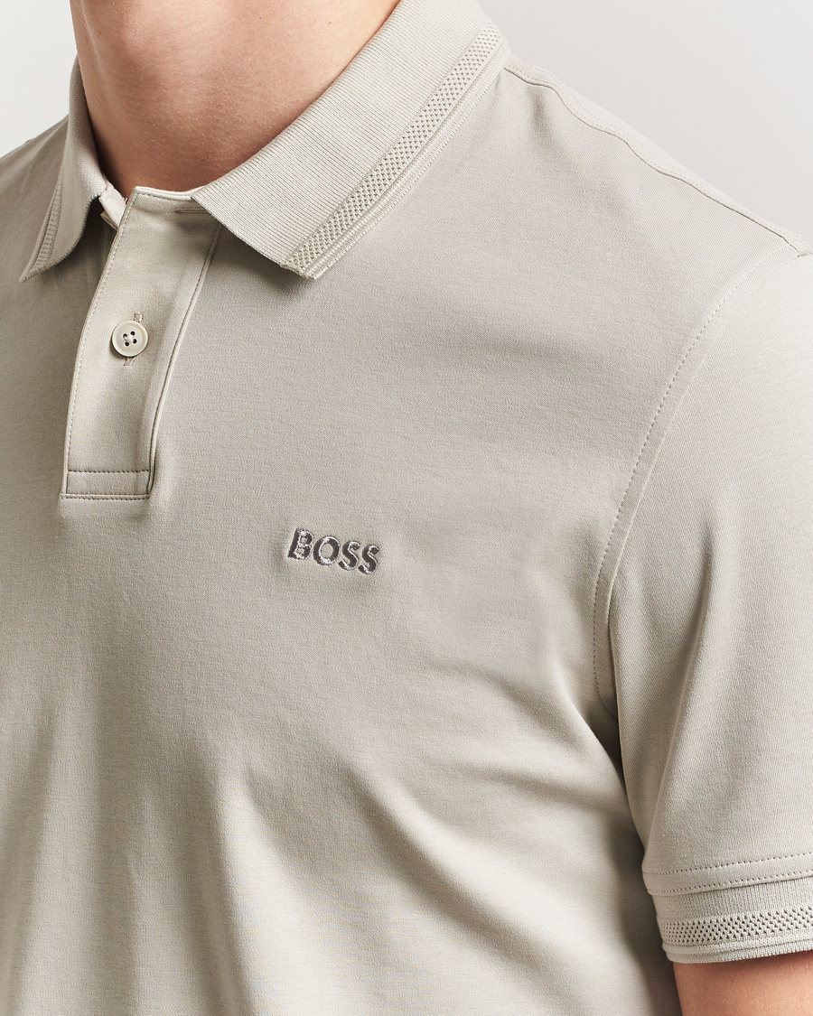 Men | Polo Shirts | BOSS ORANGE | Interlock Polo Light Beige