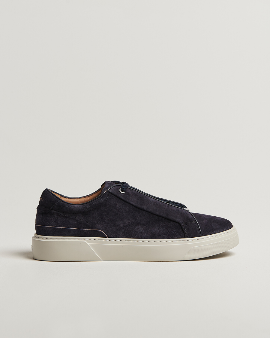 Men | Sneakers | BOSS CAMEL | Gary Suede Sneaker Dark Blue