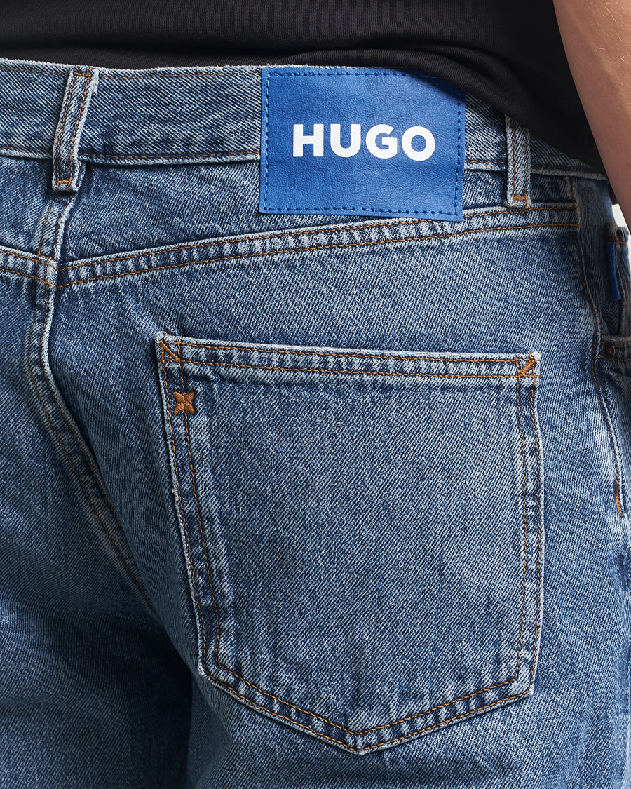 Men | Jeans | HUGO | Jonah Straight Fit Jeans Medium Blue