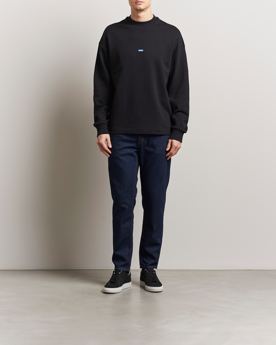 Men | Trousers | HUGO | Brody Tapered Fit Jeans Dark Blue