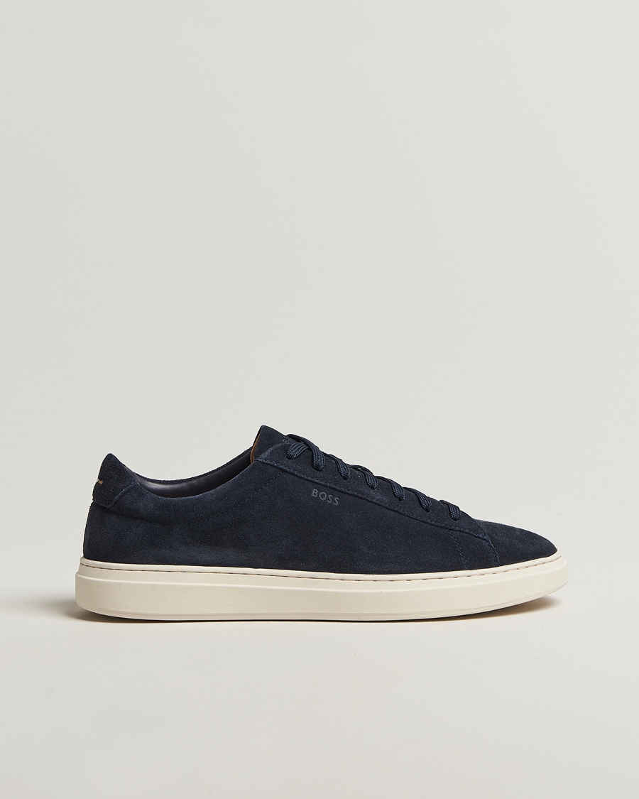 Men | BOSS BLACK Kieran Suede Sneaker Dark Blue | BOSS BLACK | Kieran Suede Sneaker Dark Blue