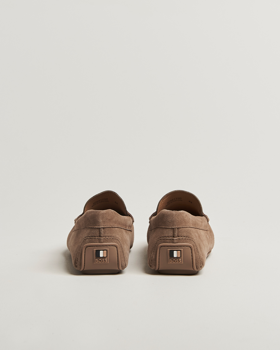 Men | Loafers | BOSS BLACK | Noel Suede Moccasin Medium Beige