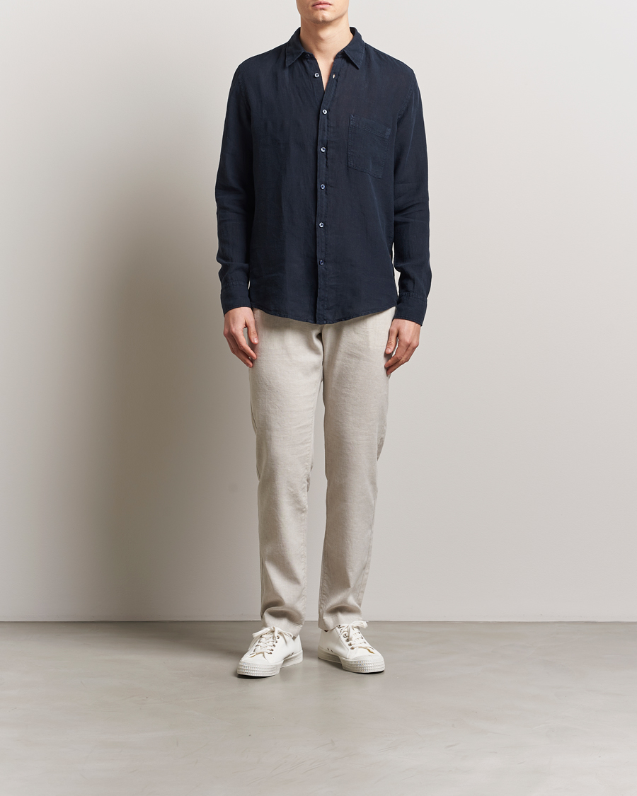 Men | Trousers | BOSS ORANGE | Sanderson Linen Pants Light Beige