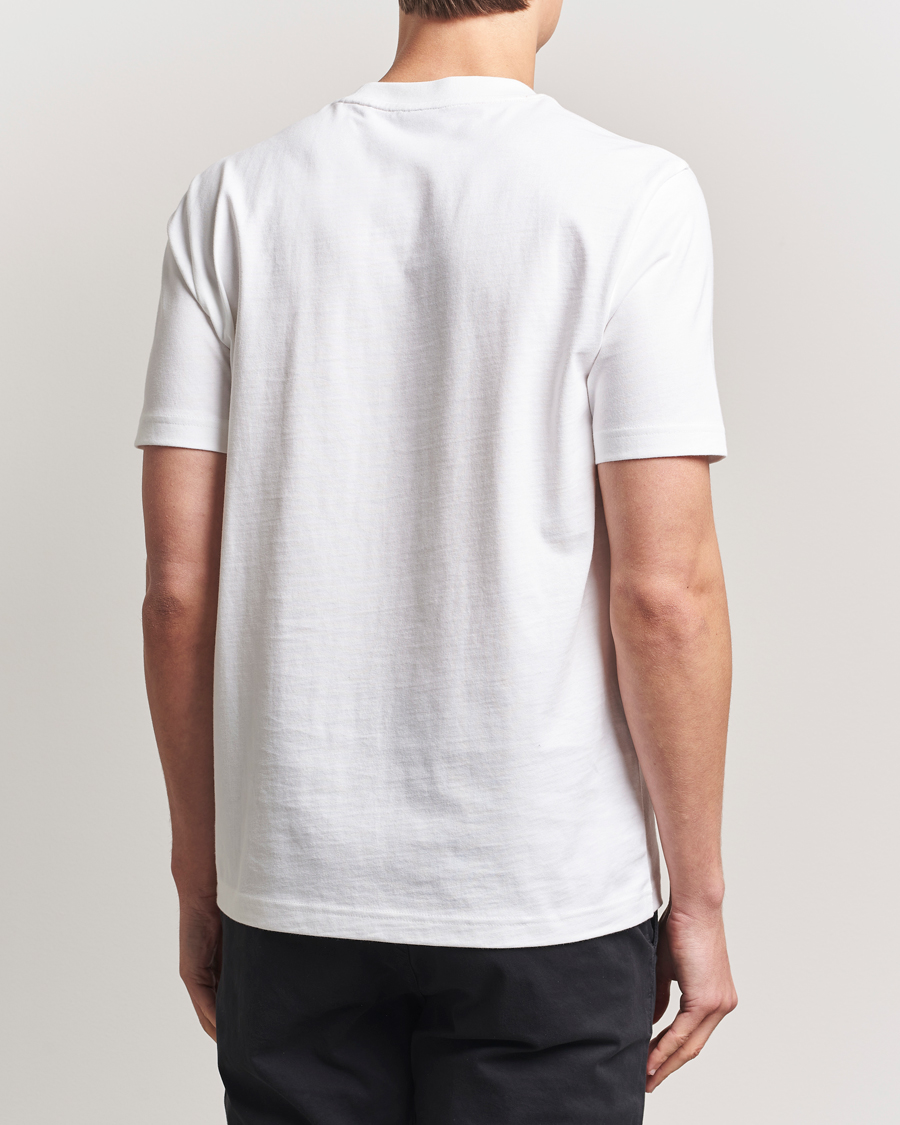 Men | T-Shirts | BOSS ORANGE | On The Way Printed Crew Neck T-Shirt White
