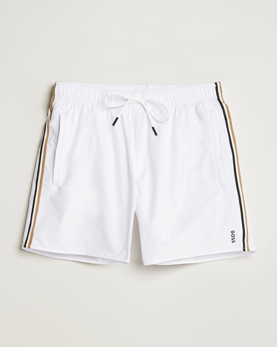 Men | Swimwear | BOSS BLACK | Iconic Swimshort White