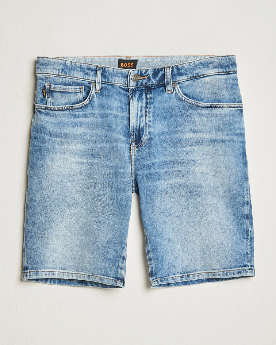 Men | Shorts | BOSS ORANGE | Re.Maine Denim Shorts Light Blue
