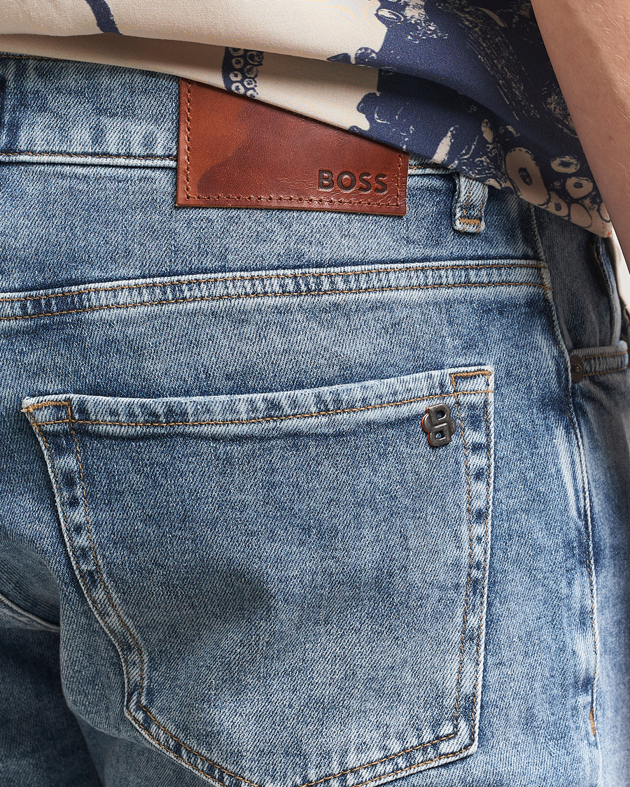 Men | Shorts | BOSS ORANGE | Re.Maine Denim Shorts Light Blue