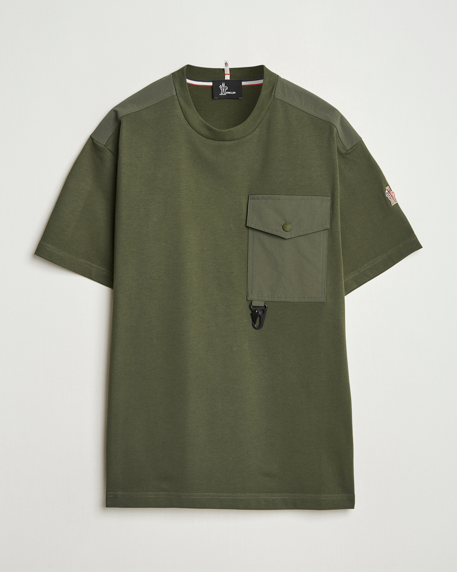 Moncler Grenoble Utility Pocket T-Shirt Military at CareOfCarl.com