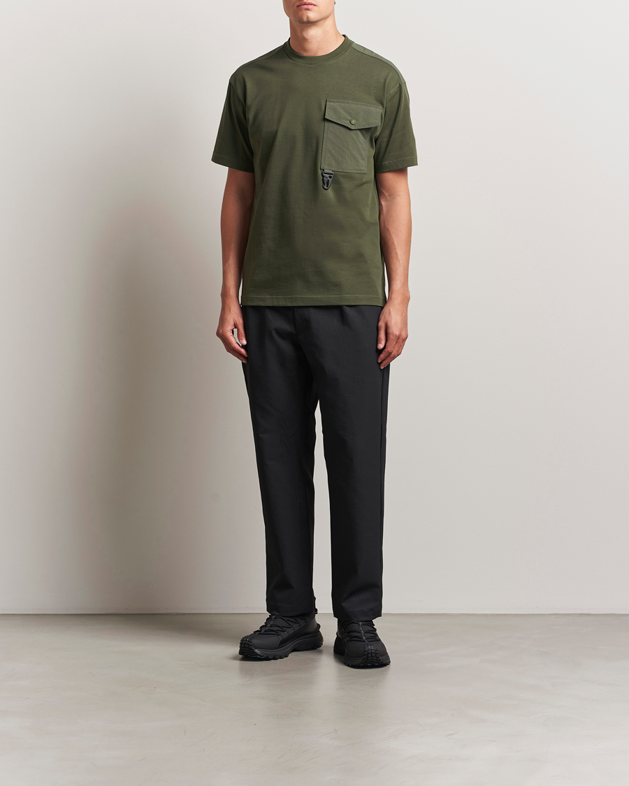 Moncler Grenoble Utility Pocket T-Shirt Military at CareOfCarl.com