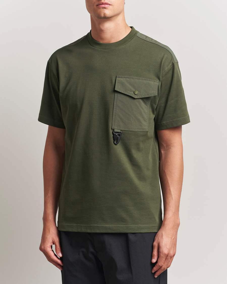 Moncler Grenoble Utility Pocket T-Shirt Military at CareOfCarl.com