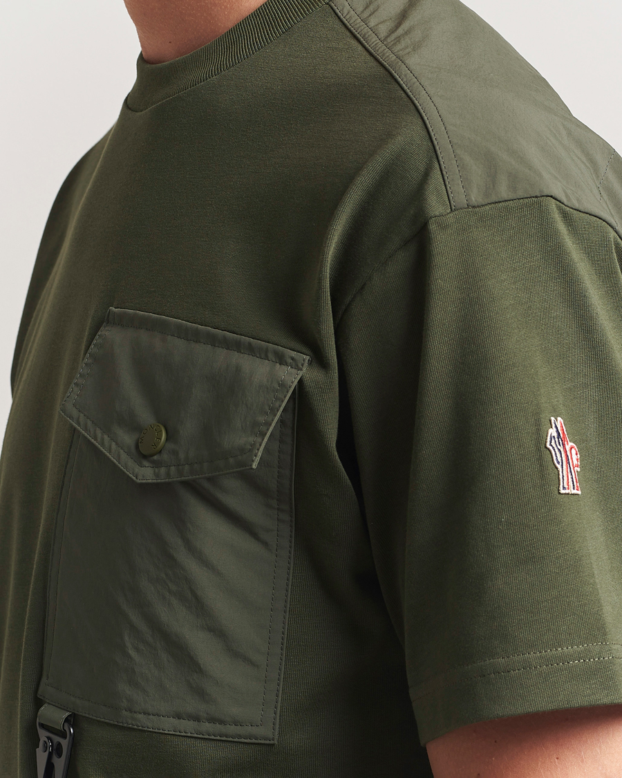Moncler Grenoble Utility Pocket T-Shirt Military at CareOfCarl.com