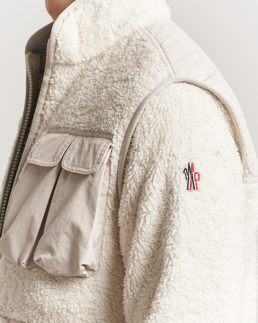 Men | Sweaters & Knitwear | Moncler Grenoble | Zip Up Cardigan Off White