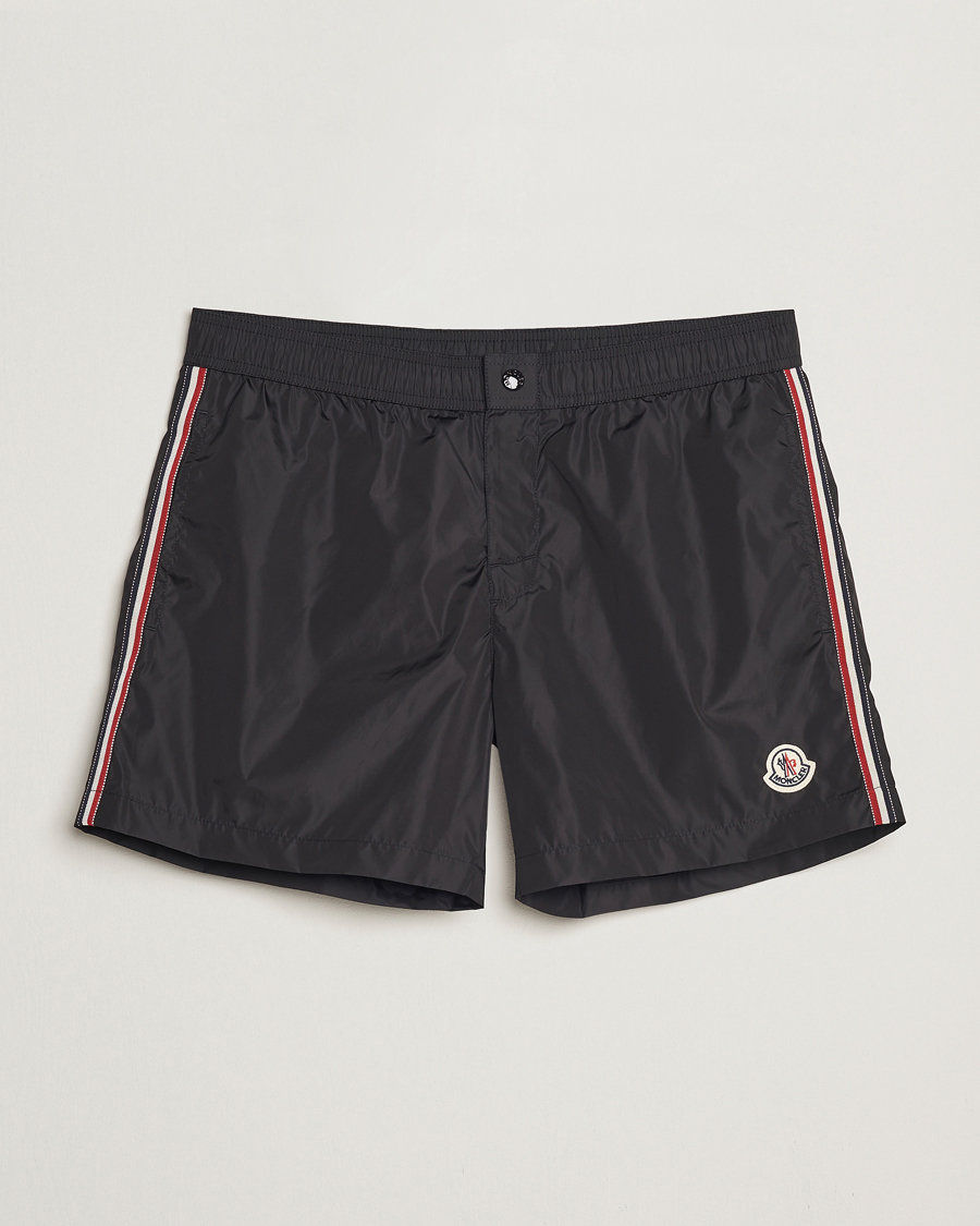 Men | Swimwear | Moncler | Nylon Swim Shorts Black