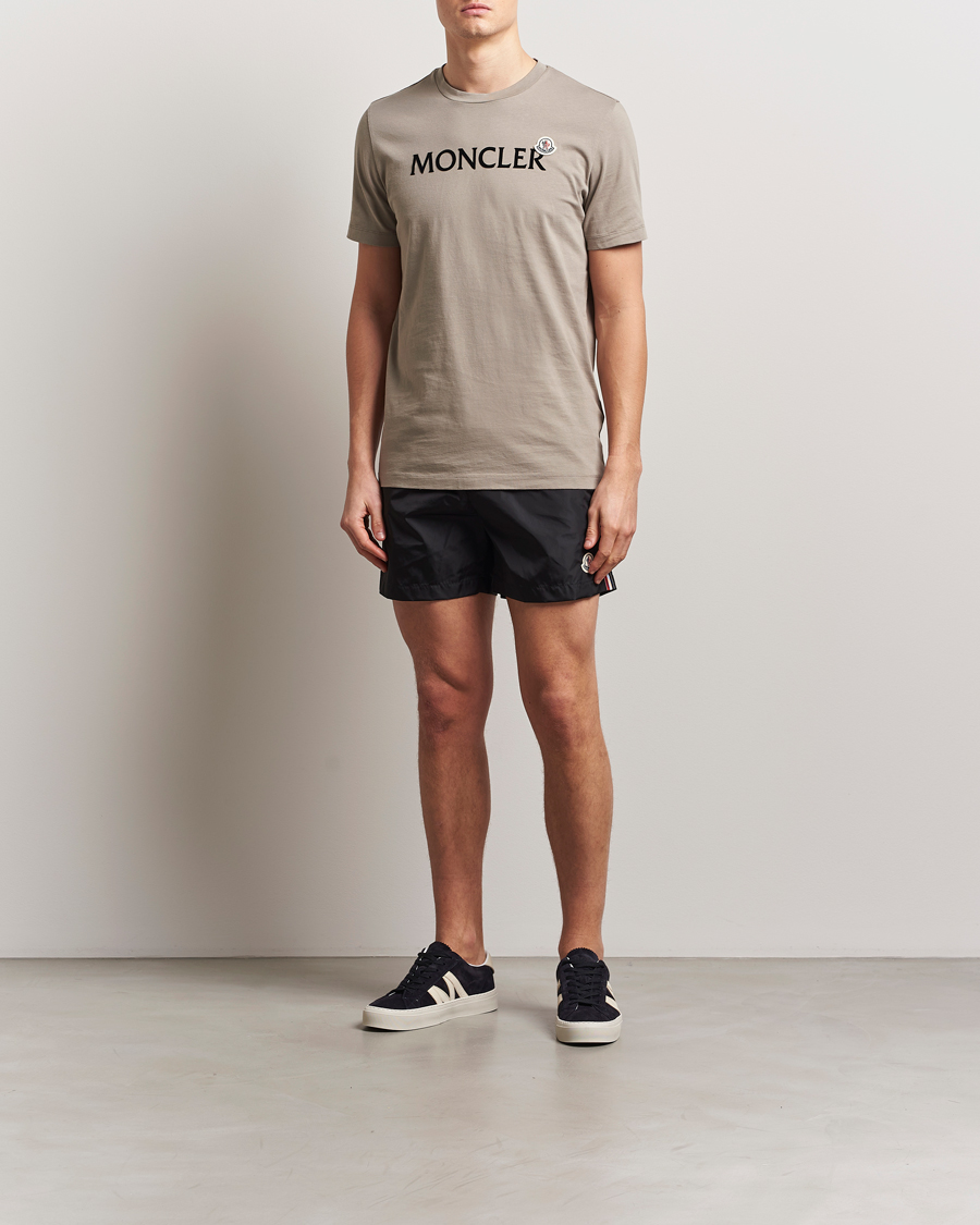 Men | Swimwear | Moncler | Nylon Swim Shorts Black