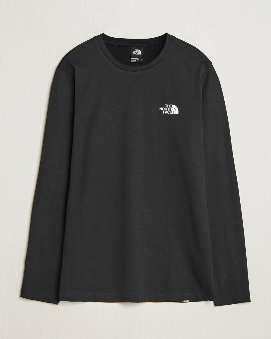 Men | T-Shirts | The North Face | Simple Dome Long Sleeve T-Shirt Black