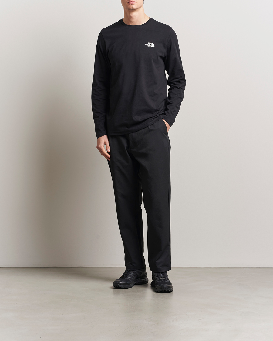 Men | T-Shirts | The North Face | Simple Dome Long Sleeve T-Shirt Black