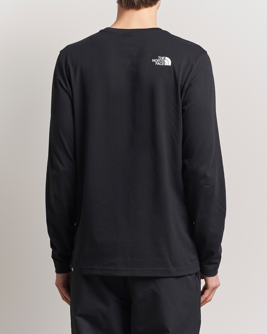 Men | T-Shirts | The North Face | Simple Dome Long Sleeve T-Shirt Black