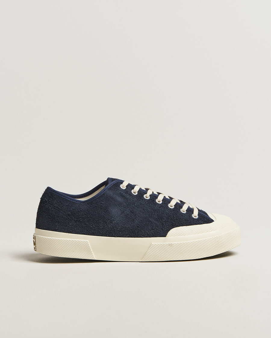 Men | Superga 2432 Works Hairy Suede Navy | Superga | 2432 Works Hairy Suede Navy